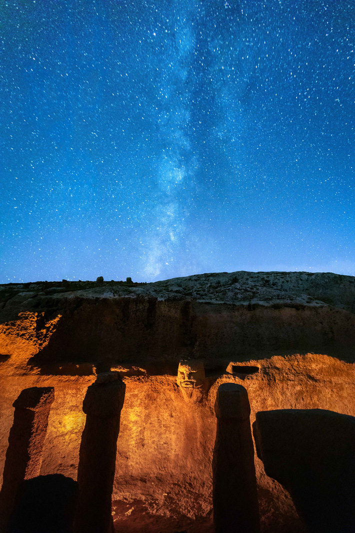 Karahantepe Neolithic Turkey Structure AB Illuminated